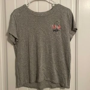Free people wild cherry t-shirt